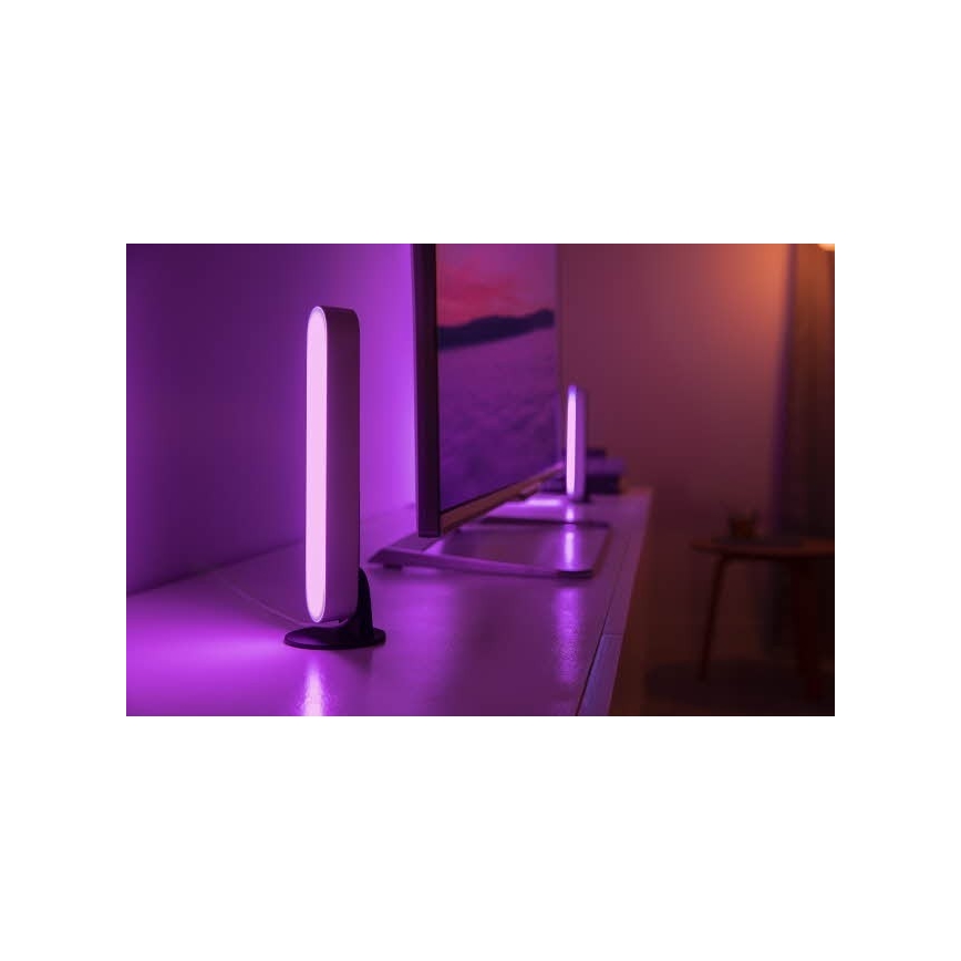Philips - LED RGB Aptumšojama galda lampa Hue PLAY LED/6W/230V balta