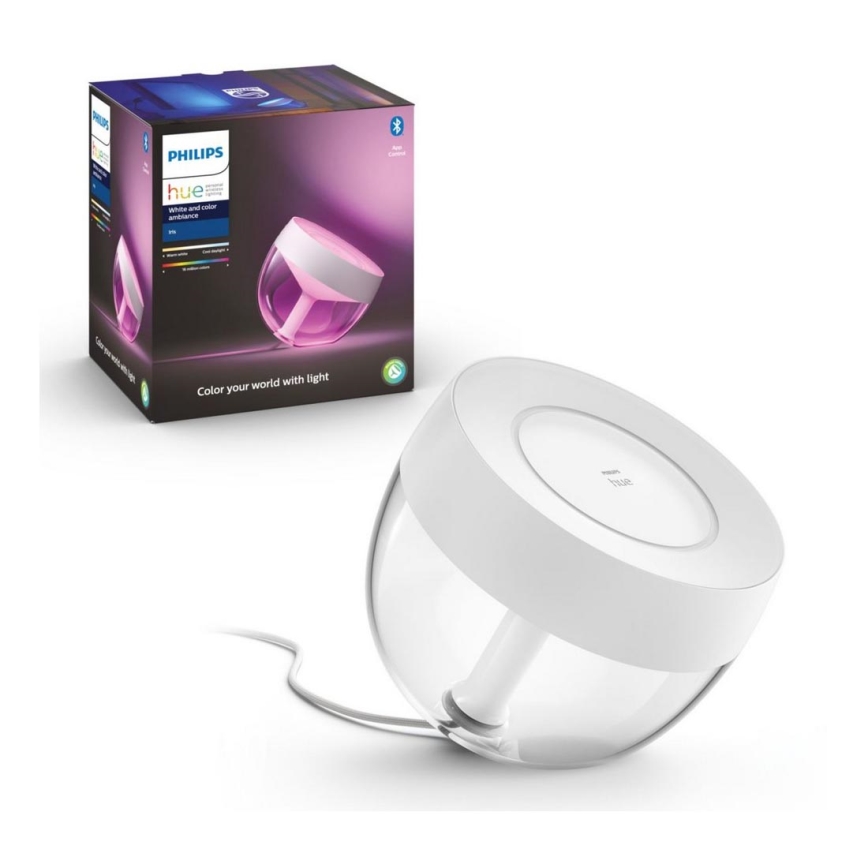 Philips - LED RGB Aptumšojama galda lampa Hue IRIS LED/8,2W/230V 2000-6500K balta