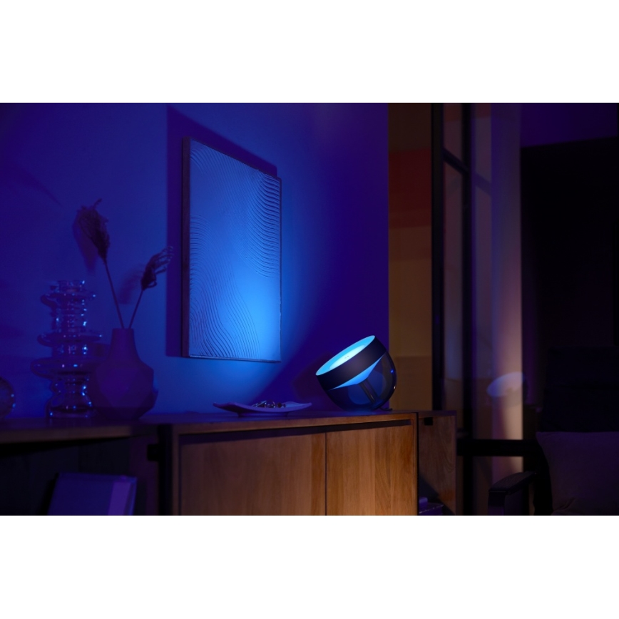 Philips - LED RGB Aptumšojama galda lampa Hue IRIS LED/8,2W/230V 2000-6500K melna