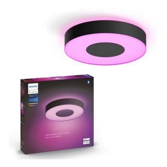 Philips - LED RGB Aptumšojams griestu gaismeklis Hue INFUSE LED/33,5W/230V 2000-6500K d. 381 mm melns