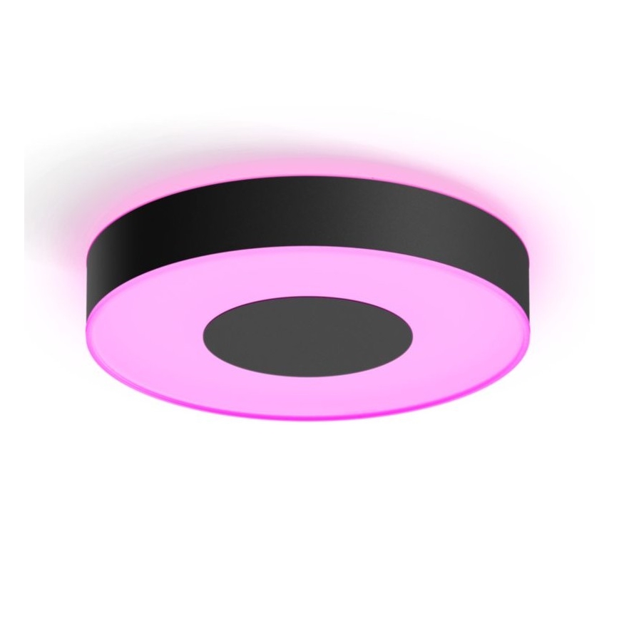 Philips - LED RGB Aptumšojams griestu gaismeklis Hue INFUSE LED/33,5W/230V 2000-6500K d. 381 mm melns