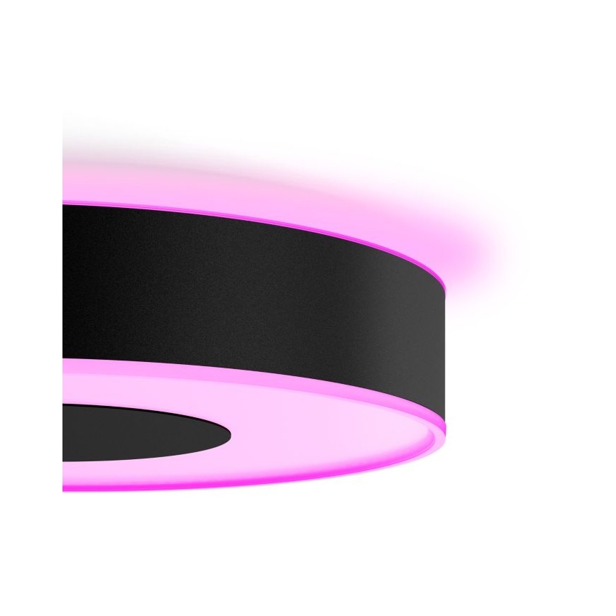 Philips - LED RGB Aptumšojams griestu gaismeklis Hue INFUSE LED/33,5W/230V 2000-6500K d. 381 mm melns