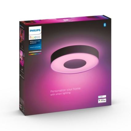 Philips - LED RGB Aptumšojams griestu gaismeklis Hue INFUSE LED/33,5W/230V 2000-6500K d. 381 mm melns