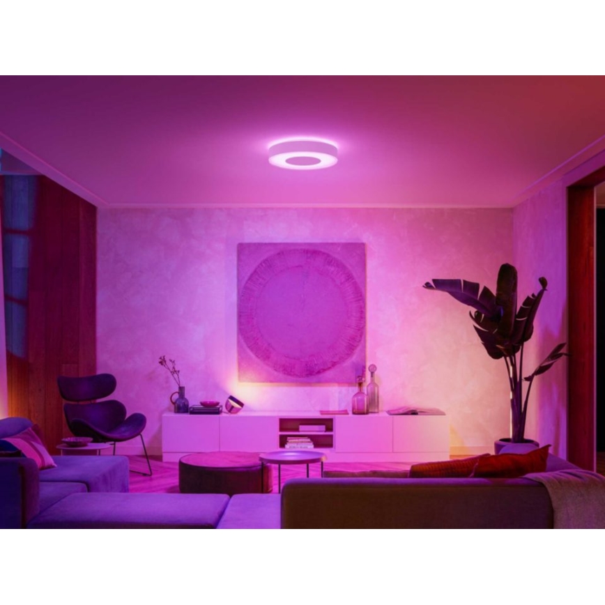 Philips - LED RGB Aptumšojams griestu gaismeklis Hue INFUSE LED/52,5W/230V 2000-6500K d. 425 mm balts