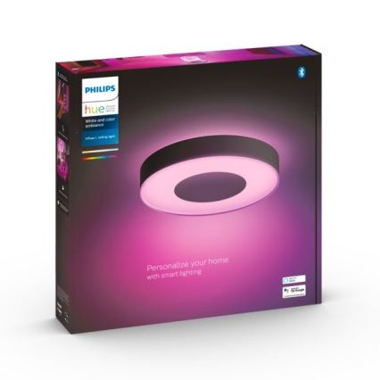 Philips - LED RGB Aptumšojams griestu gaismeklis Hue INFUSE LED/52,5W/230V 2000-6500K d. 425 mm melns