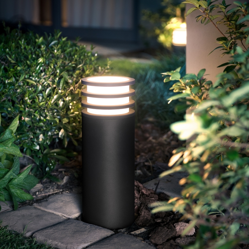 Philips - LED RGB aptumšojama āra lampa Hue LUCCA 1xE27/8,1W/230V 25 cm 1000-20000K IP44