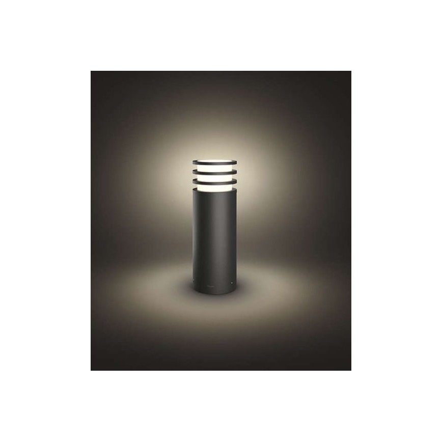 Philips - LED RGB aptumšojama āra lampa Hue LUCCA 1xE27/8,1W/230V 25 cm 1000-20000K IP44