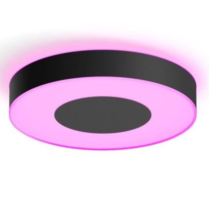 Philips - LED RGB griestu gaismeklis ar regulējamu spilgtumu Hue INFUSE LED/52,5W/230V 2000-6500K Ø 425 mm melns