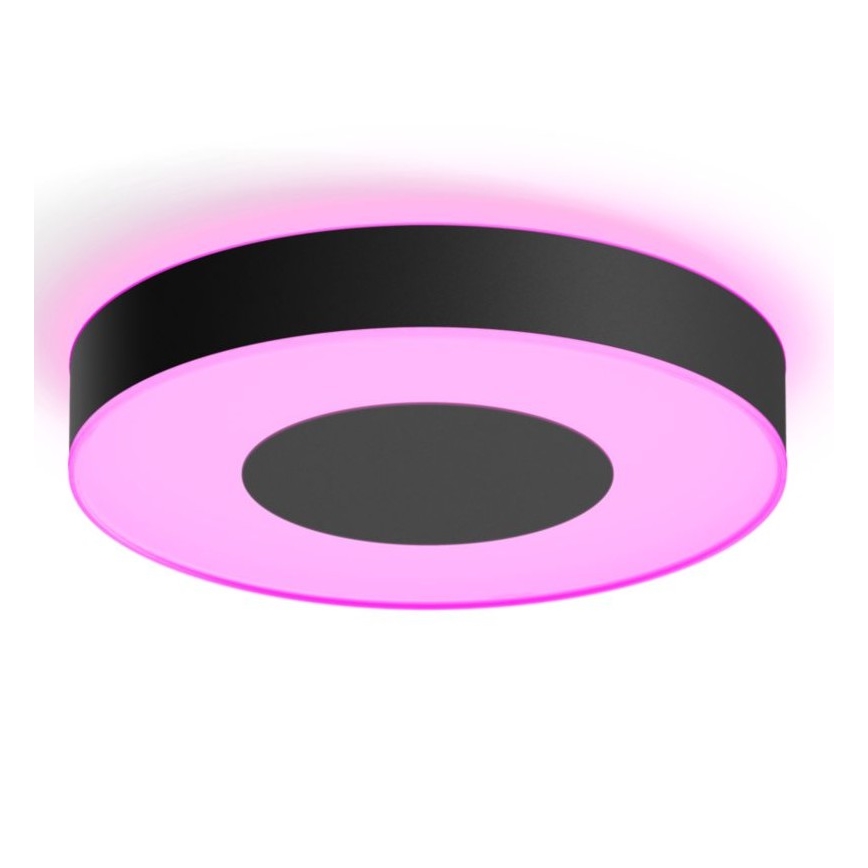 Philips - LED RGB griestu gaismeklis ar regulējamu spilgtumu Hue INFUSE LED/52,5W/230V 2000-6500K Ø 425 mm melns