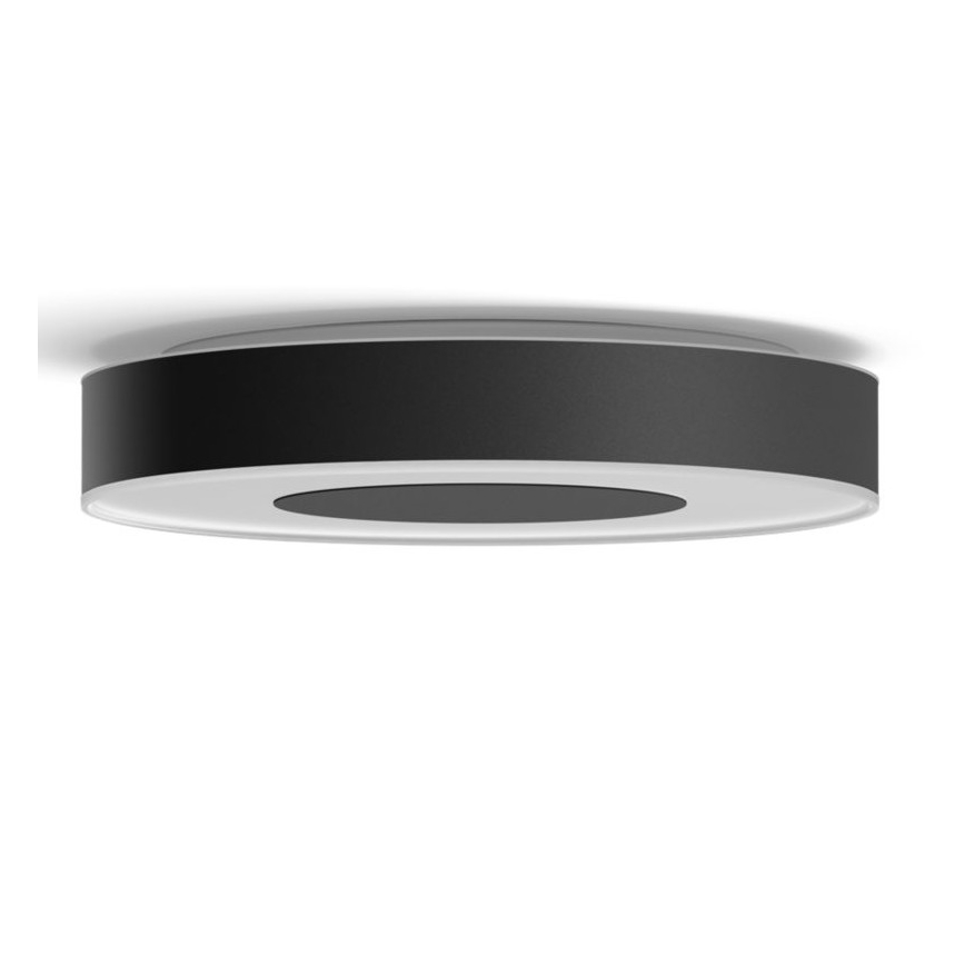Philips - LED RGB griestu gaismeklis ar regulējamu spilgtumu Hue INFUSE LED/52,5W/230V 2000-6500K Ø 425 mm melns