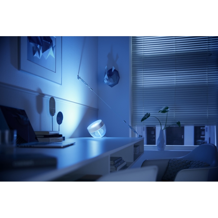 Philips - LED Galda lampa Hue IRIS LED/10W/230V sudraba