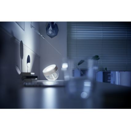 Philips - LED Galda lampa Hue IRIS LED/10W/230V sudraba