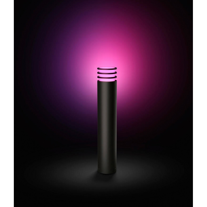 Philips - LED RGB regulējama āra lampa Hue LUCCA 1xE27/8,1W/230V 77 cm 1000-20000K IP44
