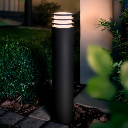 Philips - LED RGB regulējama āra lampa Hue LUCCA 1xE27/8,1W/230V 77 cm 1000-20000K IP44
