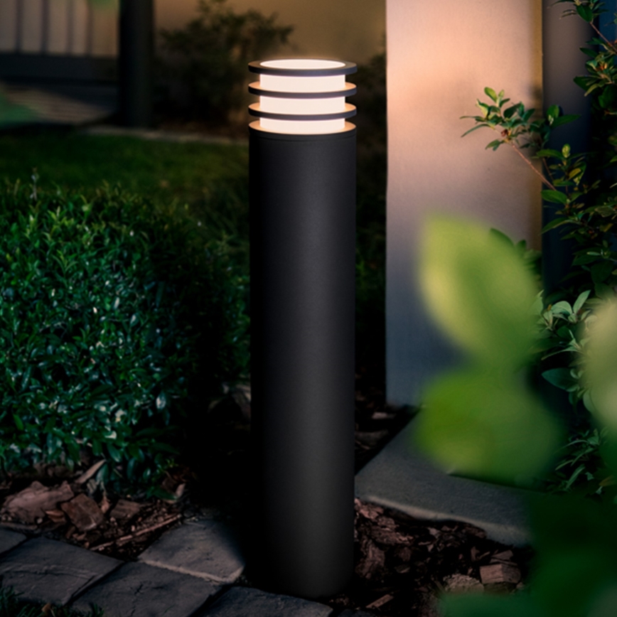 Philips - LED RGB regulējama āra lampa Hue LUCCA 1xE27/8,1W/230V 77 cm 1000-20000K IP44