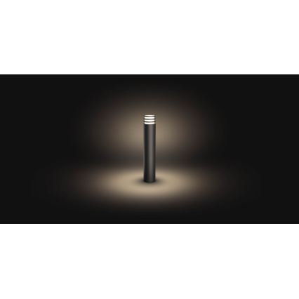 Philips - LED RGB regulējama āra lampa Hue LUCCA 1xE27/8,1W/230V 77 cm 1000-20000K IP44