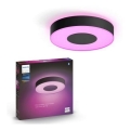 Philips - LED RGB Regulējams griestu gaismeklis Hue INFUSE LED/33,5W/230V 2000-6500K diam. 381 mm melns