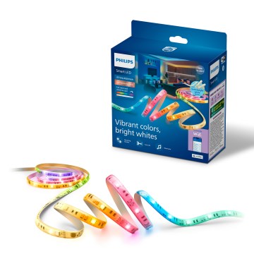 Philips - LED RGBIC aptumšojama sloksne SMART STRIP 10m LED/43W/230V 2700-6500K Wi-Fi