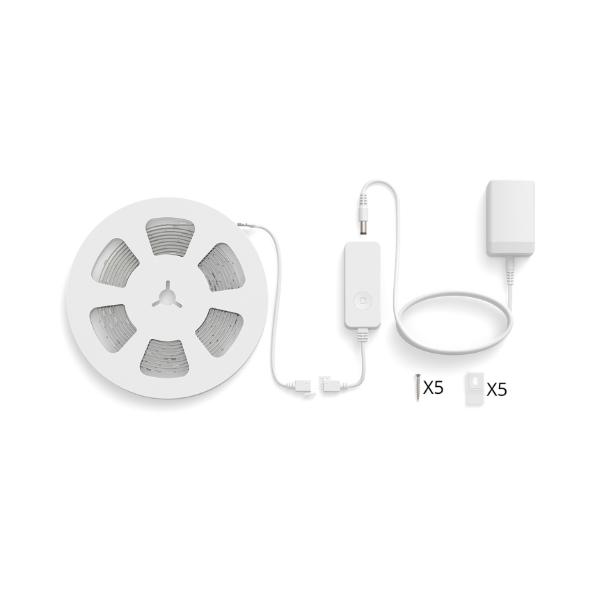 Philips - LED RGBIC aptumšojama lente SMART STRIP 4m LED/12W/230V 2700-6500K Wi-Fi