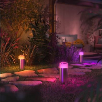 Philips - LED RGBW Aptumšojama āra lampa Hue CALLA LED/8W/230V IP44