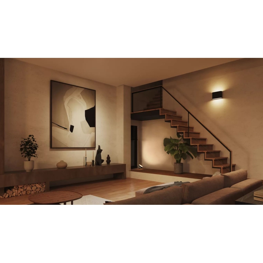 Philips - LED RGBW Aptumšojama āra sienas lampa Hue DYMERA 2xLED/10,2W/230V 2000-6500K IP44