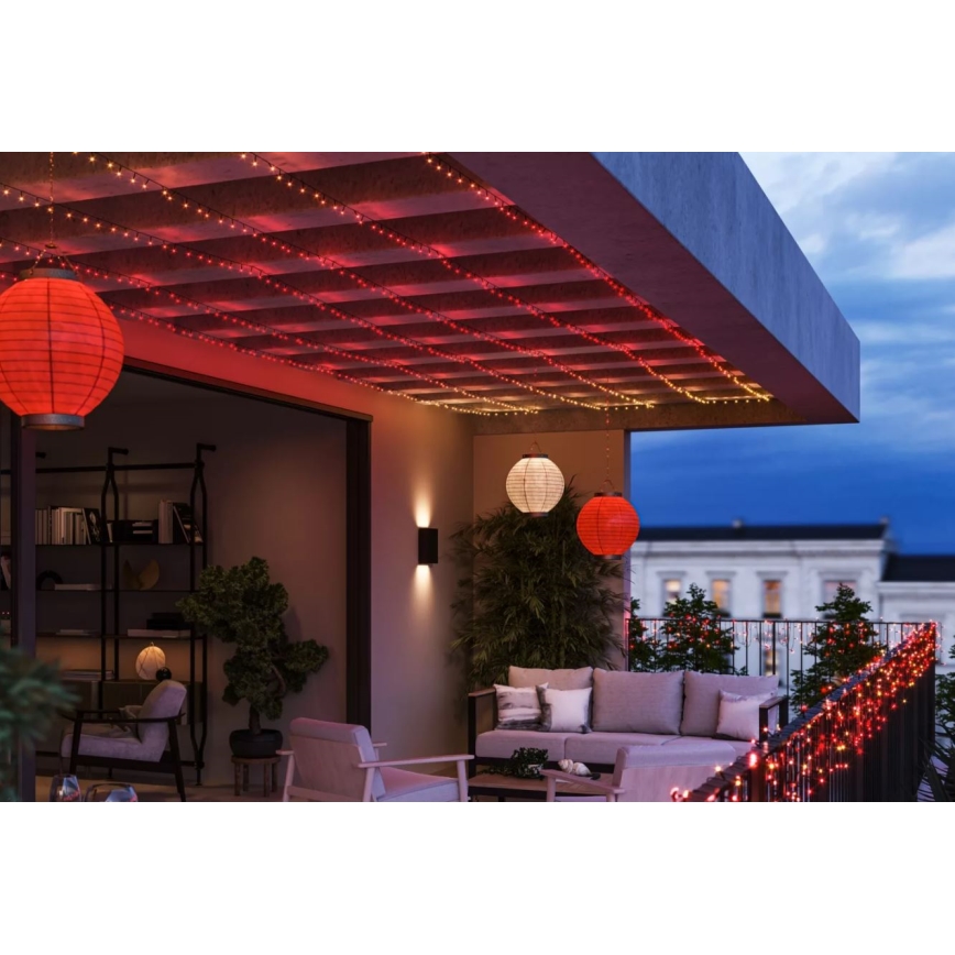Philips - LED RGBW Aptumšojama āra virtene HUE WHITE AND COLOR AMBIANCE 250xLED 24,4 m 2000-6500K IP54