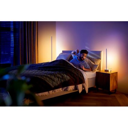 Philips - LED RGBW Aptumšojama galda lampa Hue SIGNE LED/11,8W/230V 2000-6500K