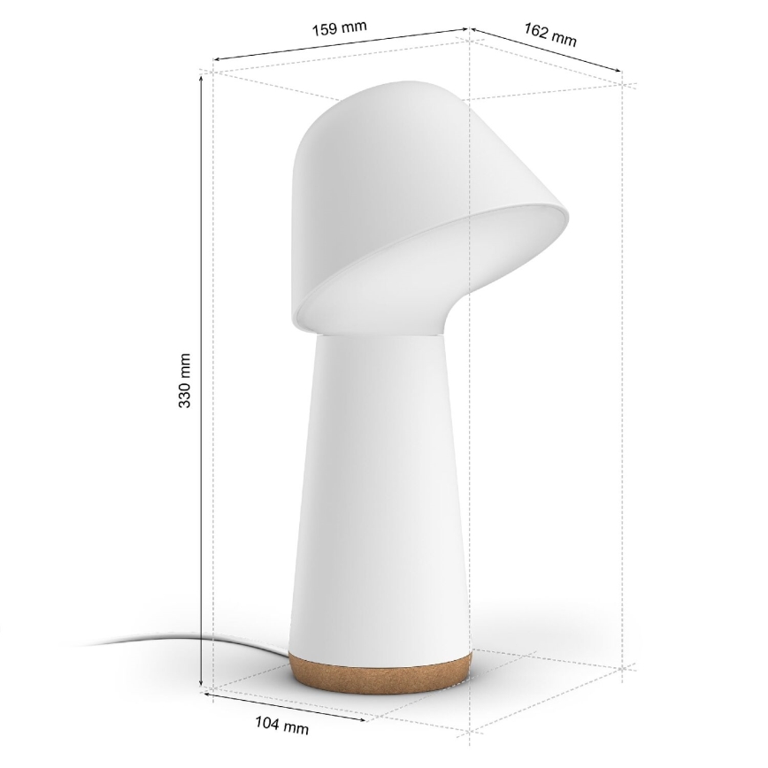 Philips - LED RGBW Aptumšojama galda lampa Hue TWILIGHT LED/13,4W/230V 2000-6500K
