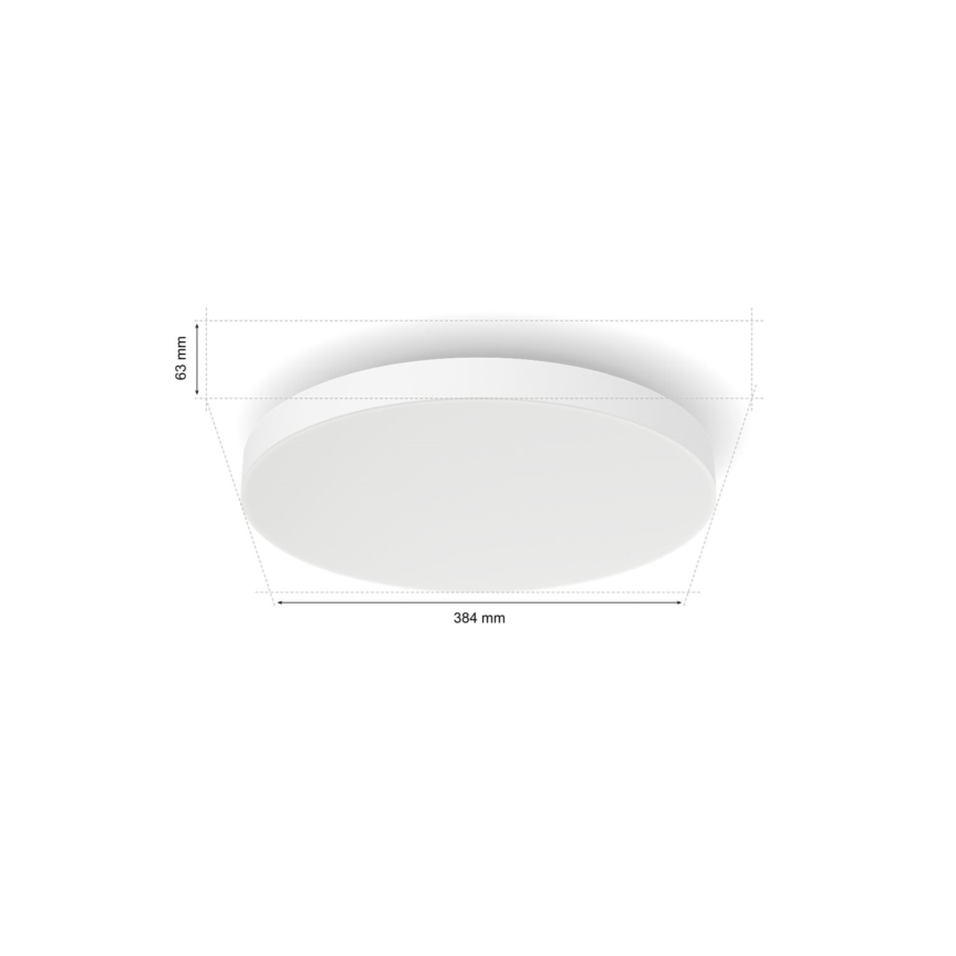 Philips - LED RGBW Aptumšojama griestu lampa Hue DATURA LED/48W/230V 2000-6500K