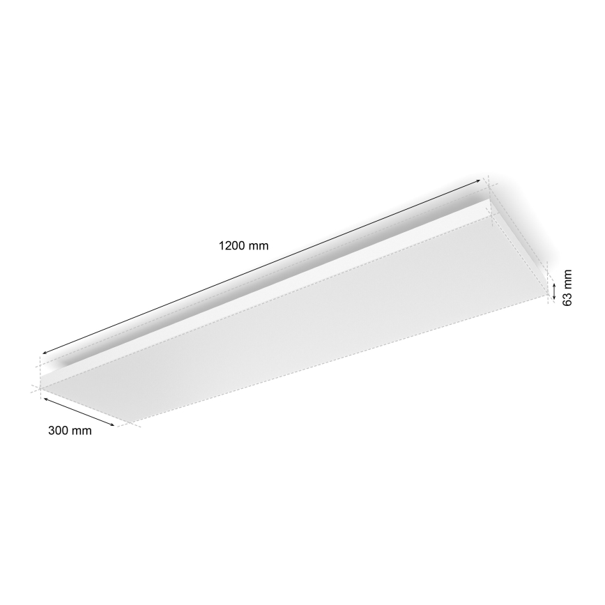 Philips - LED RGBW Aptumšojama griestu lampa Hue DATURA LED/67W/230V 2000-6500K
