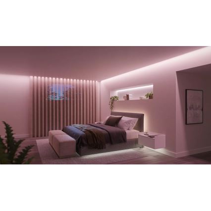 Philips - LED RGBW Aptumšojama josla Hue WHITE AND COLOR AMBIANCE 10m LED/20W/230V 2000-6500K