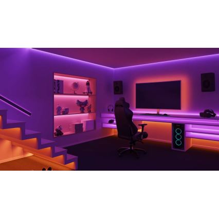 Philips - LED RGBW Aptumšojama josla Hue WHITE AND COLOR AMBIANCE 10m LED/20W/230V 2000-6500K