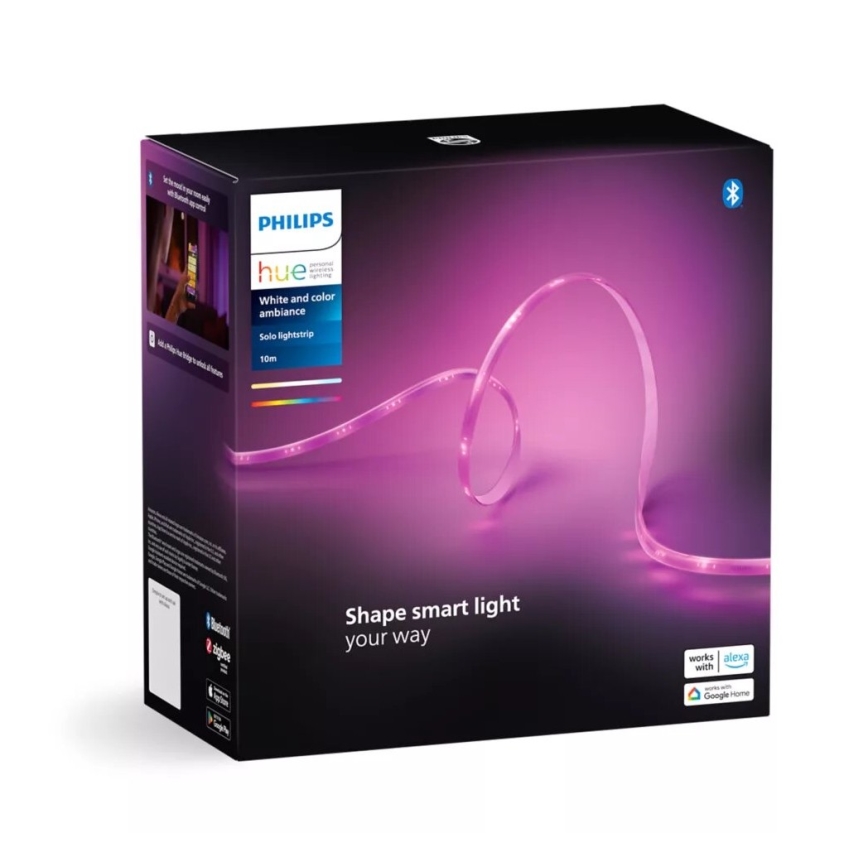 Philips - LED RGBW Aptumšojama josla Hue WHITE AND COLOR AMBIANCE 10m LED/20W/230V 2000-6500K