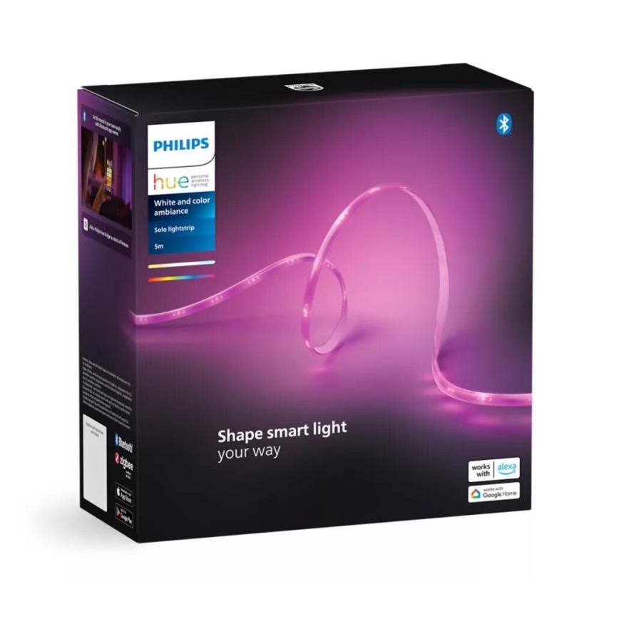 Philips - LED RGBW Aptumšojama josla Hue WHITE AND COLOR AMBIANCE 5m LED/20W/230V 2000-6500K