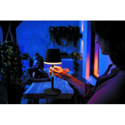 Philips - LED RGBW Aptumšojama āra skārienvadāma lampa Hue GO LED/6,2W/230V 2000-6500K IP54