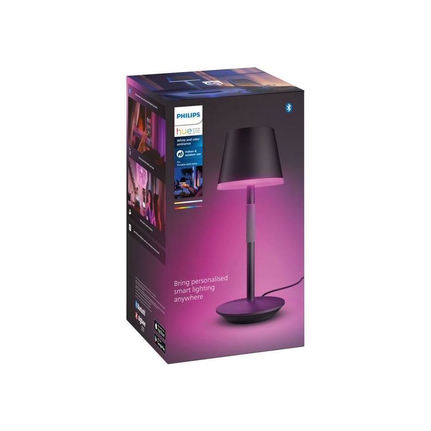 Philips - LED RGBW Aptumšojama āra skārienvadāma lampa Hue GO LED/6,2W/230V 2000-6500K IP54
