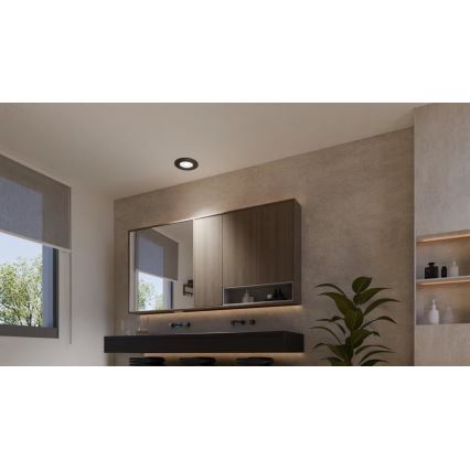 Philips - LED RGBW Aptumšojama vannas istabas piekaramo griestu lampa Hue SLIM LED/12W/230V IP44 2200-6500K