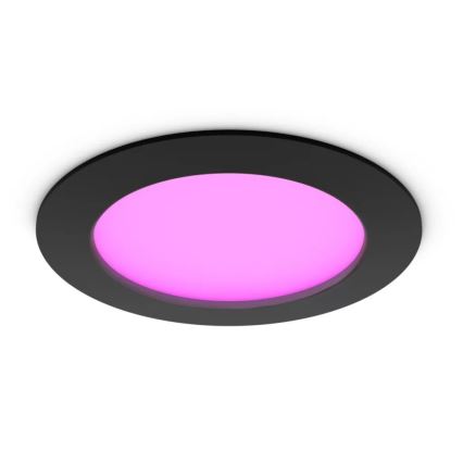 Philips - LED RGBW Aptumšojama vannas istabas piekaramo griestu lampa Hue SLIM LED/12W/230V IP44 2200-6500K