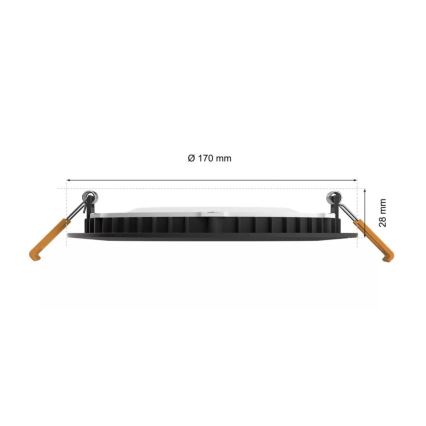 Philips - LED RGBW Aptumšojama vannas istabas piekaramo griestu lampa Hue SLIM LED/12W/230V IP44 2200-6500K
