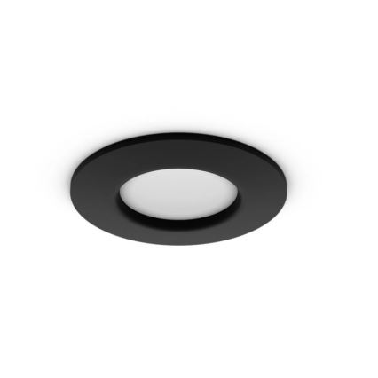 Philips - LED RGBW Aptumšojama vannas istabas piekaramo griestu lampa Hue SLIM LED/8,3W/230V 2000-6500K IP44 melna