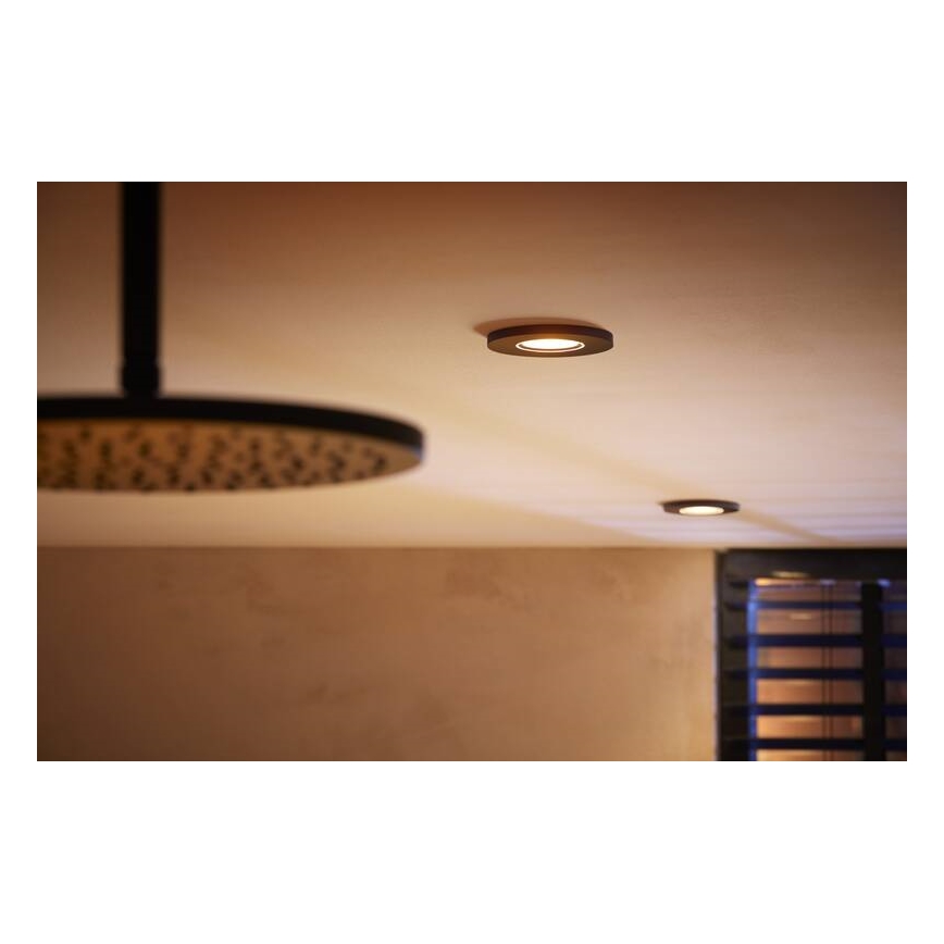 Philips - LED RGBW Aptumšojama vannas istabas iegremdējama lampa Hue XAMENTO GU10/5,7W/230V IP44 2200-6500K