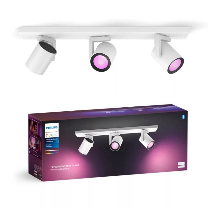 Philips - LED RGBW Aptumšojams starmetis Hue ARGENTA 3xGU10/4,2W/230V 2000-6500K