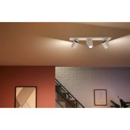Philips - LED RGBW Aptumšojams starmetis Hue ARGENTA 3xGU10/4,2W/230V 2000-6500K