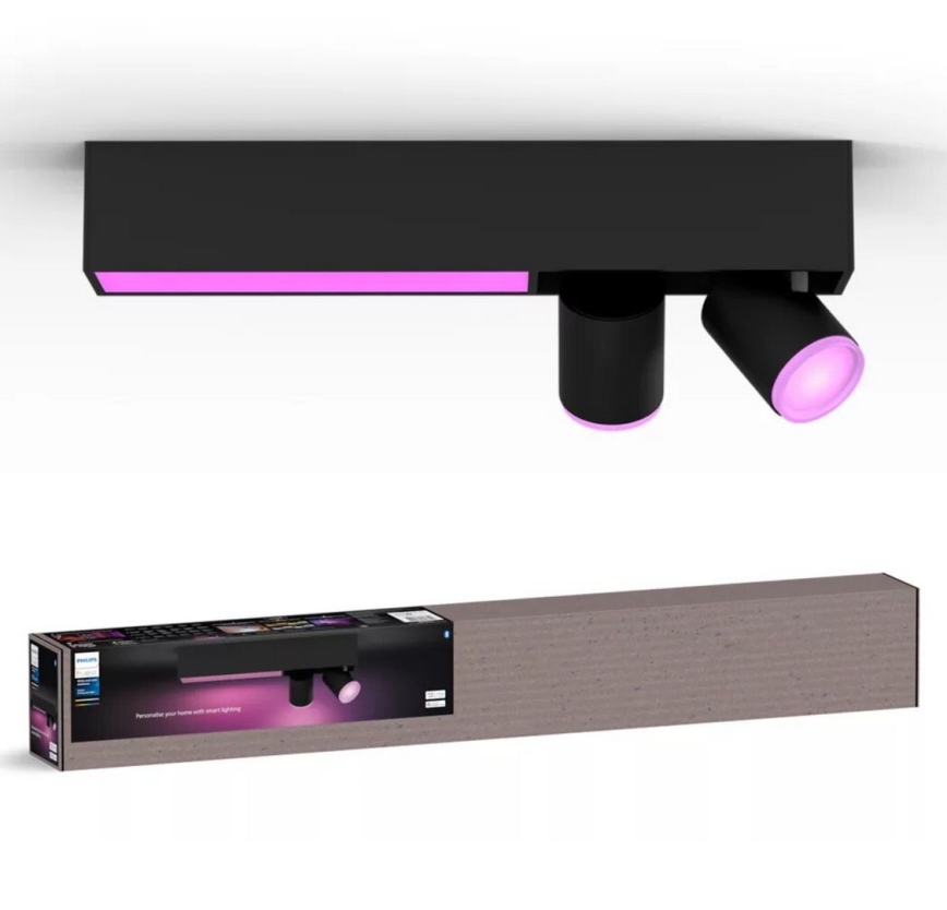 Philips - LED RGBW Aptumšojams starmetis Hue CENTRIS 2xGU10/4,2W/230V + LED/11W 2000-6500K