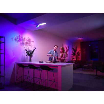 Philips - LED RGBW Aptumšojams starmetis Hue CENTRIS 2xGU10/4,2W/230V+ LED/11W