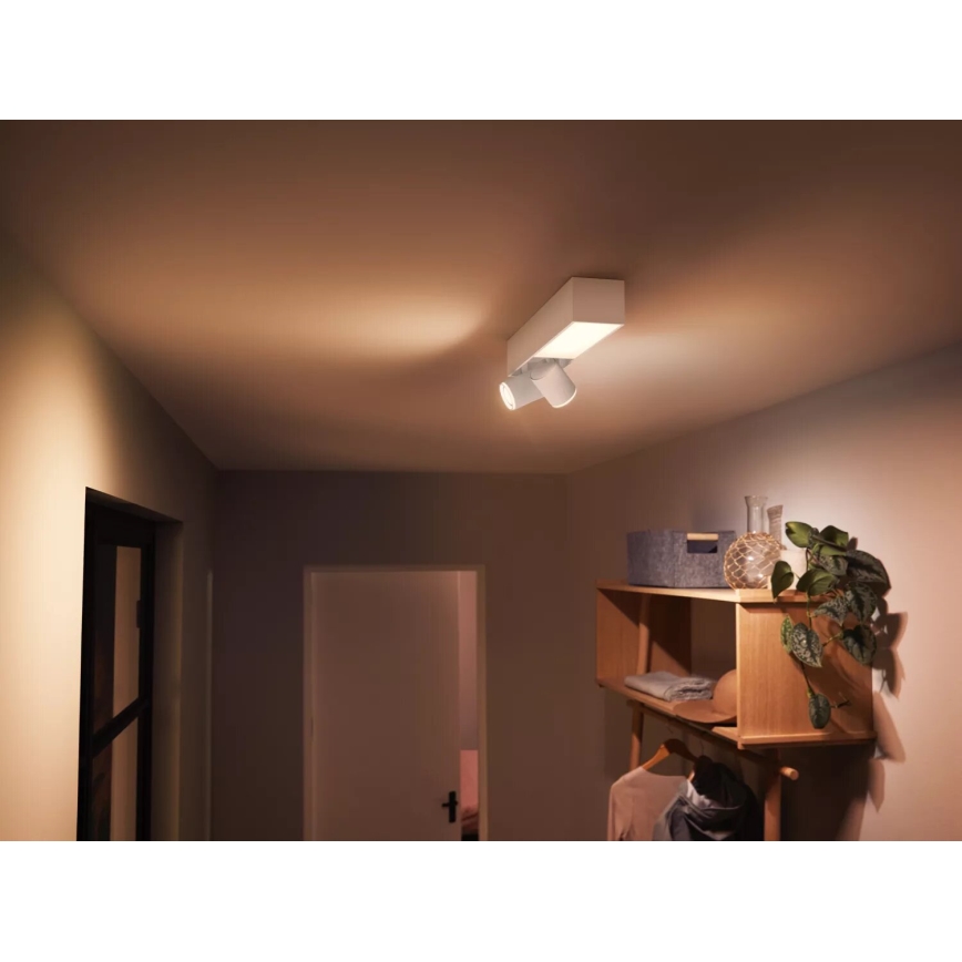 Philips - LED RGBW Aptumšojams starmetis Hue CENTRIS 2xGU10/4,2W/230V+ LED/11W