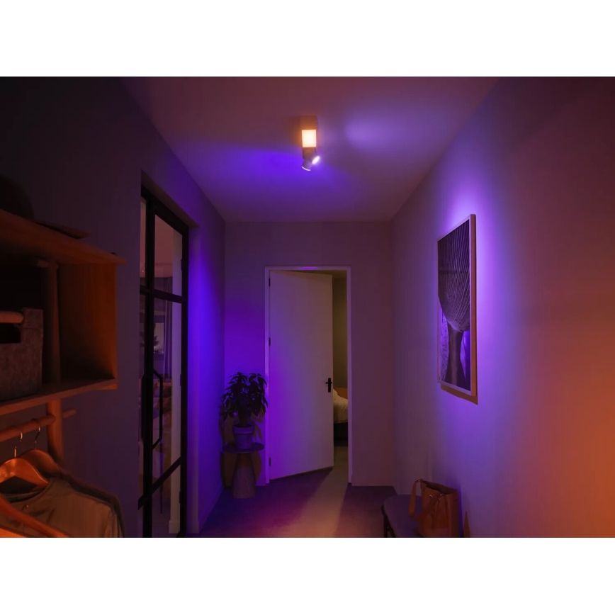 Philips - LED RGBW Aptumšojams starmetis Hue CENTRIS 2xGU10/4,2W/230V+ LED/11W
