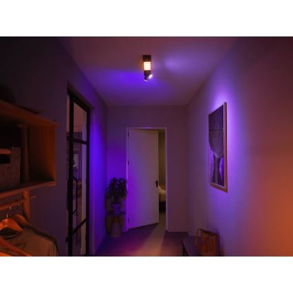 Philips - LED RGBW Aptumšojams starmetis Hue CENTRIS 2xGU10/4,2W/230V + LED/11W 2000-6500K