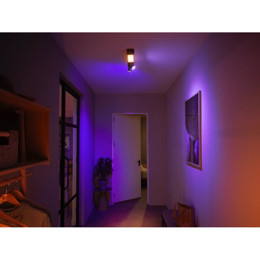 Philips - LED RGBW Aptumšojams starmetis Hue CENTRIS 2xGU10/4,2W/230V + LED/11W 2000-6500K