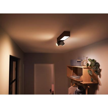 Philips - LED RGBW Aptumšojams starmetis Hue CENTRIS 2xGU10/4,2W/230V + LED/11W 2000-6500K